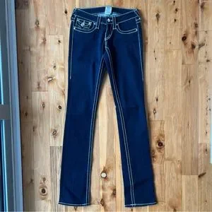 【美品】トゥルーレリジョン DISCO BILLY BIGT デニム24インチ トゥルーレリジョン ディスコ ビリー ビッグ T ジーンズ
